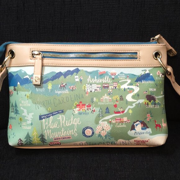 Spartina 449 Blue Ridge Mountains Crossbody Bag - Picture 6 of 11